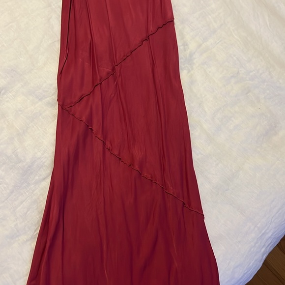 Pink Anthropologie slip dress - Picture 3 of 4